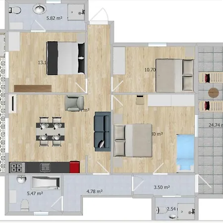 Irena Seremet Apartment *